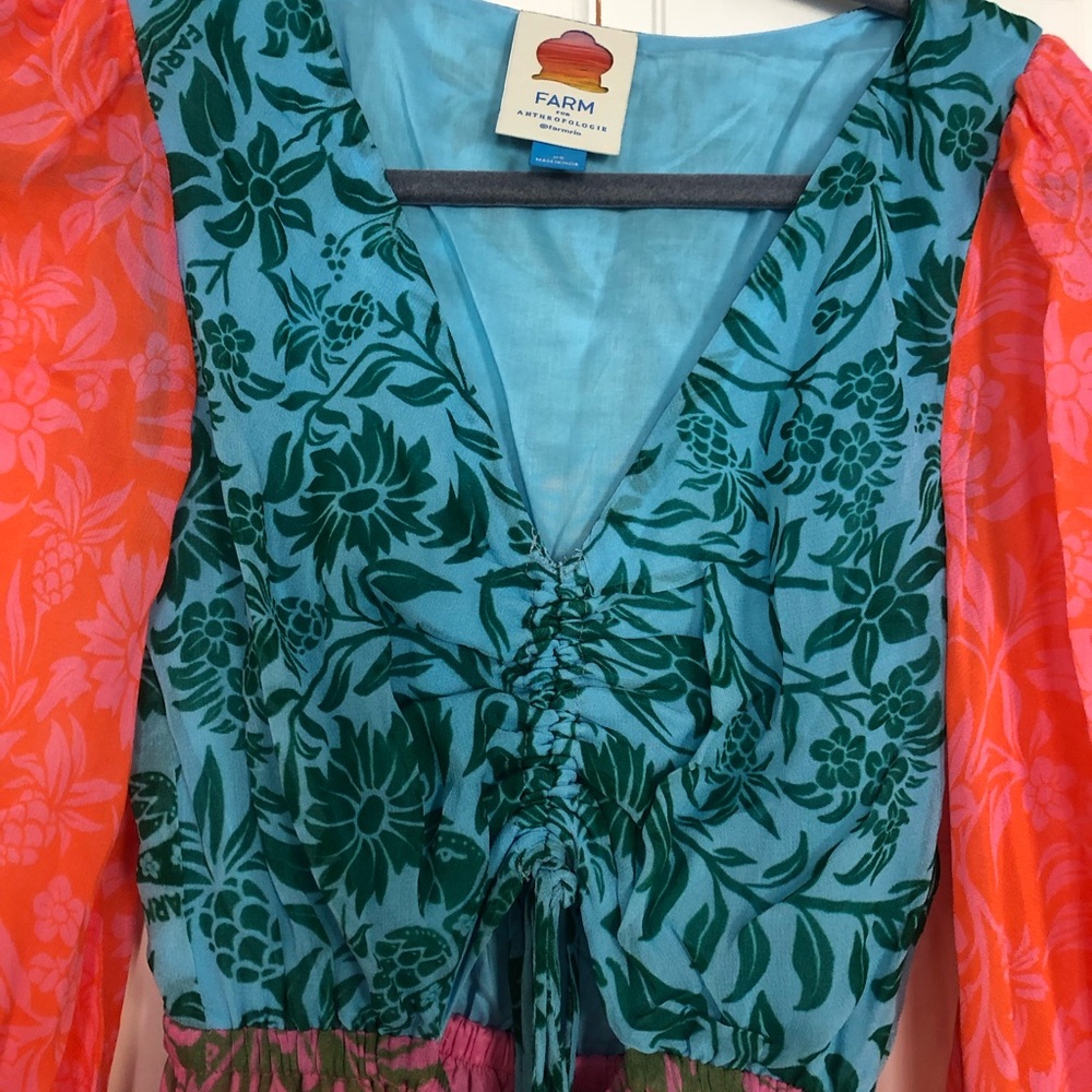 Anthropologie Farm Rio cut out maxi dress - Picture 9 of 11